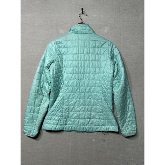 Patagonia Nano Puff Jacket Women Size Small Teal Full Zip 84217 Puffer Primaloft - Picture 2 of 9